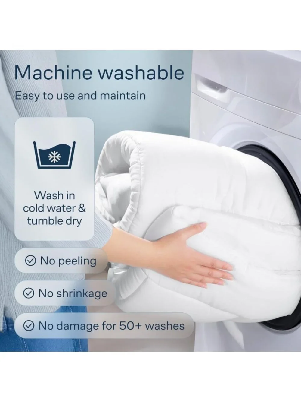 100% Cotton Twin Mattress Pad with Pillow Top - Soft, Comfortable Sleep Solution